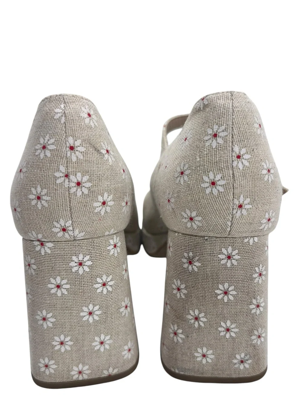 Madden Girl Mantel Floral Mary Jane Platform Heels